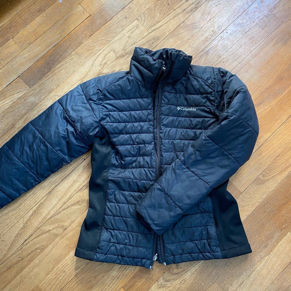 Columbia Women's Powder Pillow Hybrid Jacket Black Small